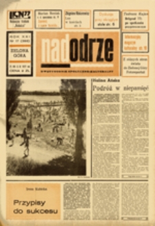 Nadodrze: dwutygodnik społeczno-kulturalny, nr 17 (21. VIII - 3. IX 1977)