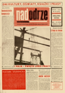 Nadodrze: dwutygodnik społeczno-kulturalny, nr 9 (30. IV. - 12. V. 1978)