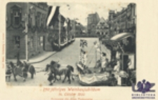 750 jähriges Weinbaujubiläum, 14. October 1900: Festwagen des Alten Turnvereins