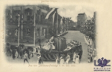 Aus dem Jubiläums - Festzuge v. 14. Oct. 1900: Bacchus-Gruppe