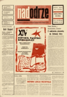 Nadodrze: dwutygodnik społeczno-kulturalny, nr 11 (27 V - 9 VI 1978)