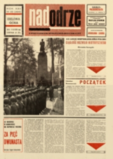 Nadodrze: dwutygodnik społeczno-kulturalny, nr 22 (29 X - 11 XI 1978)