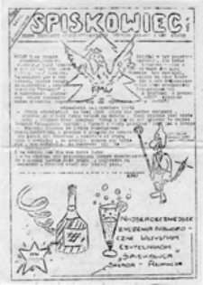 Spiskowiec: Pismo Federacji Młodzieży Walczącej, nr 4 (wyd. świąteczne)