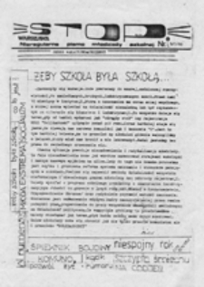 STOP: nieregularne pismo młodzieży szkolnej, nr 9, 10 (maj - czerwiec 1990)