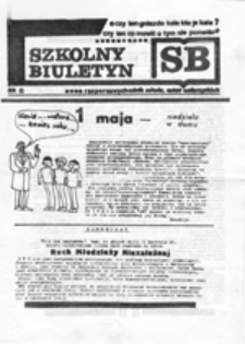 Szkolny Biuletyn: razporazwychodnik młodz. szk&oacute;ł wałbrzyskich, nr 2