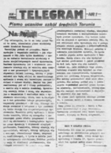 Telegram: pismo uczniów szkół średnich Torunia, nr 2 (maj' 89)