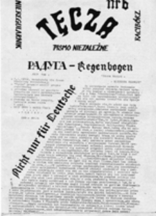 Tęcza: nieregularne pismo grona młodzieży niezależnej, numer zerowy (1989 02 19)