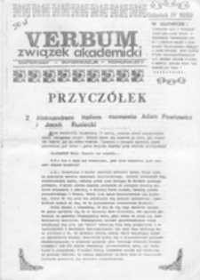 Verbum: Związek Akademicki, nr 4