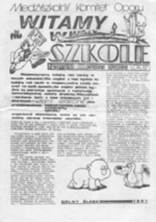 Witamy w szkole, nr 37 wydanie specjalne (1.09.87)