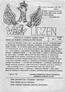 Wolny Uczeń: nieregularnik Konfederacji Młodzieży Polskiej , nr 1 (styczeń1989)