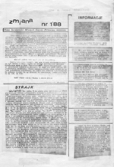 Zmiana: Pismo Solidarności Młodych Stoczni Północnej, nr 1