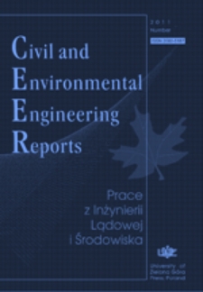 Civil and Environmental Engineering Reports (CEER), no 3