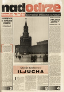 Nadodrze: dwutygodnik społeczno-kulturalny, nr 22 (28 października 1979)