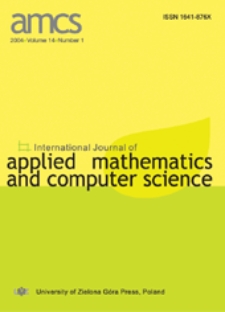 International Journal of Applied Mathematics and Computer Science (AMCS) 2004, volume 14, number 1