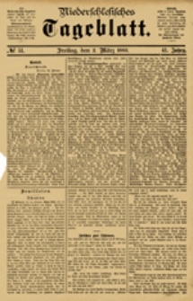 Niederschlesisches Tageblatt, no 51 Freitag, den 2. M&auml;rz 1883)