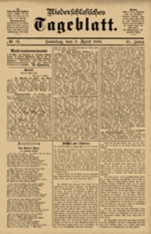 Niederschlesisches Tageblatt, no 81 (Sonntag, den 8. April 1883)