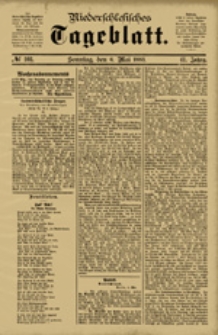 Niederschlesisches Tageblatt, no 103 (Sonntag, den 6. Mai 1883)