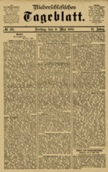 Niederschlesisches Tageblatt, no 107 (Freitag, den 11. Mai 1883)