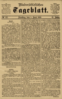 Niederschlesisches Tageblatt, no 127 (Dienstag, den 5. Juni 1883)