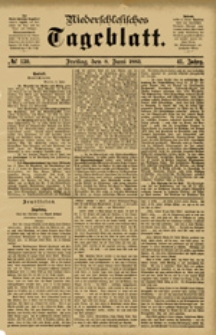 Niederschlesisches Tageblatt, no 130 (Freitag, den 8. Juni 1883)