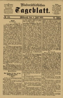 Niederschlesisches Tageblatt, no 152 (Mittwoch, den 4. Juli 1883)