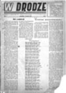 W drodze: dwutygodnik polityczny i literacki, Rok I, Nr 1 (1 kwietnia 1943)