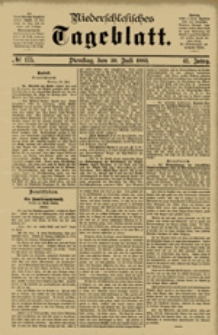 Niederschlesisches Tageblatt, no 175 (Dienstag, den 30. Juli 1883)