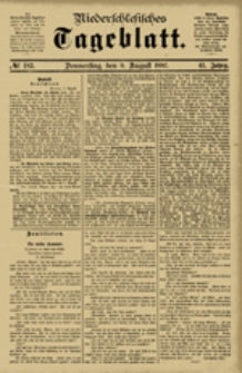 Niederschlesisches Tageblatt, no 183 (Donnerstag, den 9. August 1883)