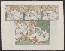 Plan Bitwy pod Sarbinowem - Plan der Bataille bey Zorndorf