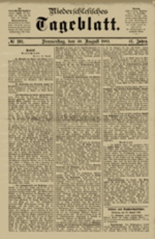 Niederschlesisches Tageblatt, no 262 (Freitag, den 9. November 1883)