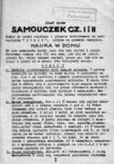 Samouczek, cz. I i II: pomoc do nauki czytania i pisania dostosowana do podręcznika "Start" , odbita na prawach rękopisu