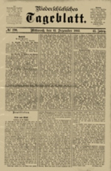 Niederschlesisches Tageblatt, no 291 (Donnerstag, den 13. Dezember 1883)