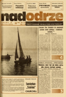 Nadodrze: dwutygodnik społeczno-kulturalny, nr 14 (6 lipca 1980 R.)