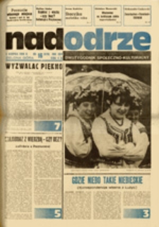 Nadodrze: dwutygodnik społeczno-kulturalny, nr 16 (3 sierpnia 1980 R.)