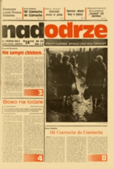 Nadodrze: dwutygodnik społeczno-kulturalny, nr 24 (22 listopada 1980 R.)