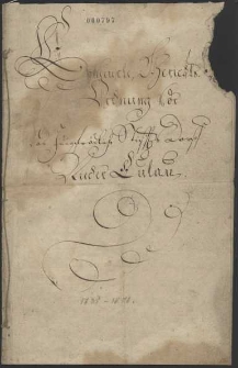 Erneuerte Gerichts Ordnung vor das Jungfr&auml;uliche Stiffts Dorff Nieder Eulan