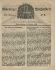 Grünberger Wochenblatt, No. 6. (20. Januar 1848)