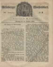 Grünberger Wochenblatt, No. 7. (24. Januar 1848)