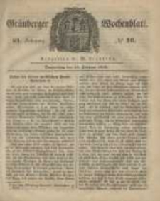 Grünberger Wochenblatt, No. 16. (24. Februar 1848)
