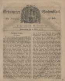 Grünberger Wochenblatt, No. 20. (9. März 1848)