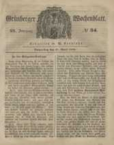 Grünberger Wochenblatt, No. 34. (27. April 1848)