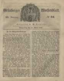 Grünberger Wochenblatt, No. 34. (27. April 1848)