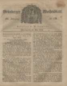 Grünberger Wochenblatt, No. 43. (29. Mai 1848)