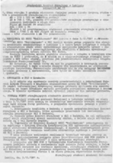 Akademicki Komitet Strajkowy w Lublinie: Komunikat , nr 10