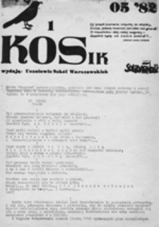 KOSik: wydają Uczniowie Szkół Warszawskich, nr 1 (05 '82)