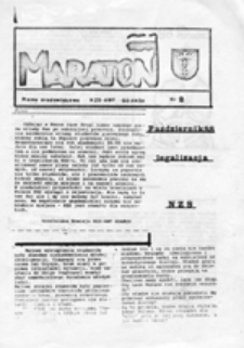 Maraton: Pismo środowiskowe NZS-AWF Gdańsk, nr 2 (październik 1988)