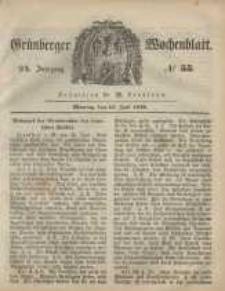 Grünberger Wochenblatt, No. 55. (10. Juli 1848)