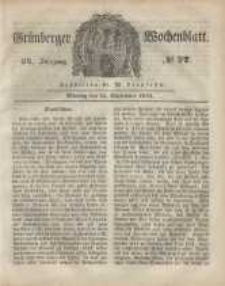 Grünberger Wochenblatt, No. 77. (25. September 1848)