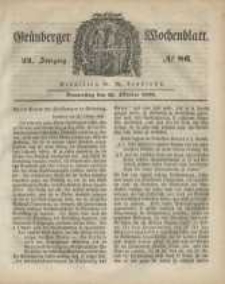 Grünberger Wochenblatt, No. 86. (26. Oktober 1848)
