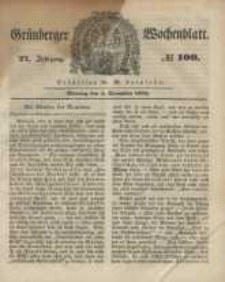 Grünberger Wochenblatt, No. 100. (4. December 1848)